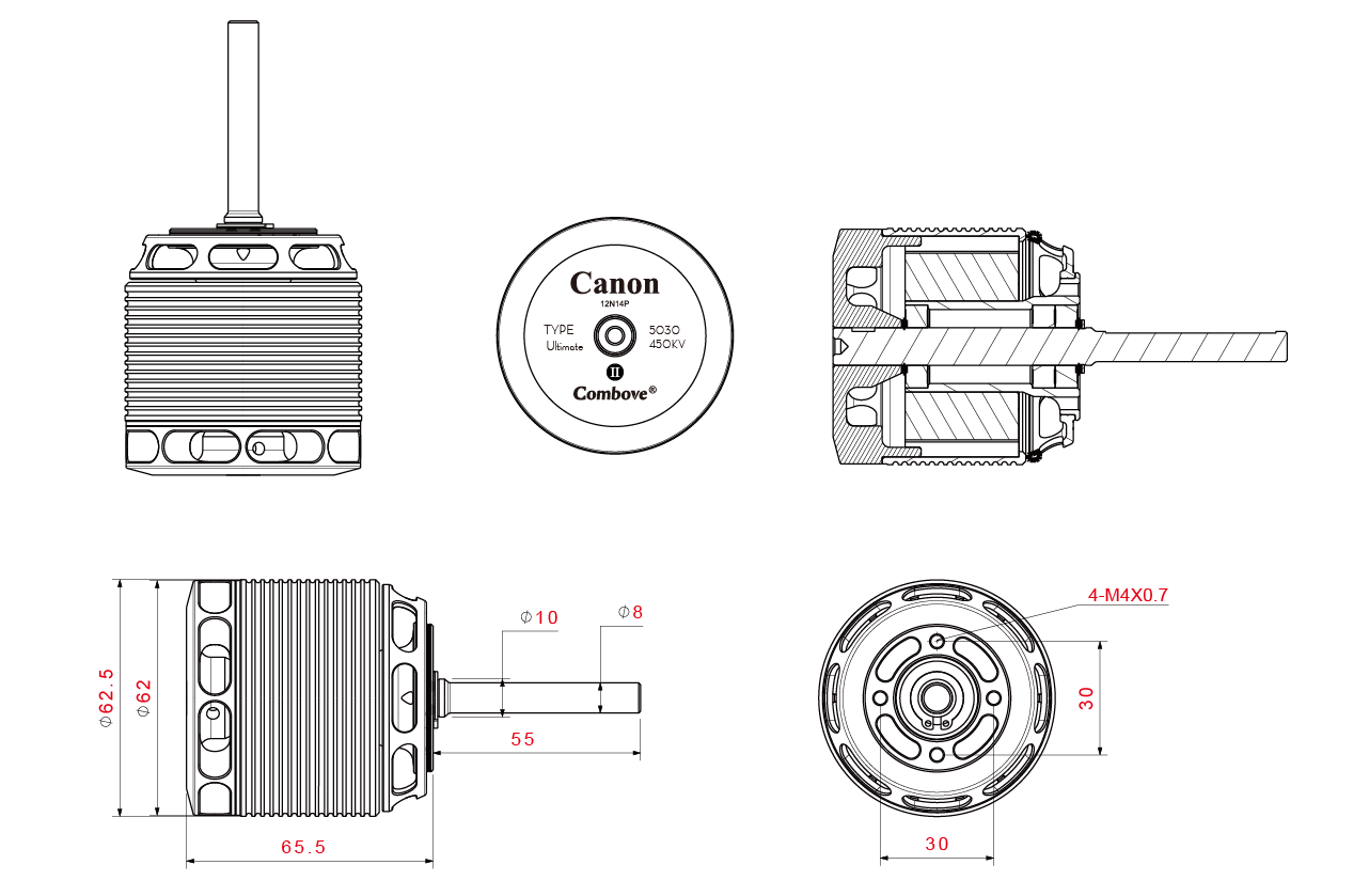 combove 5030-450kv